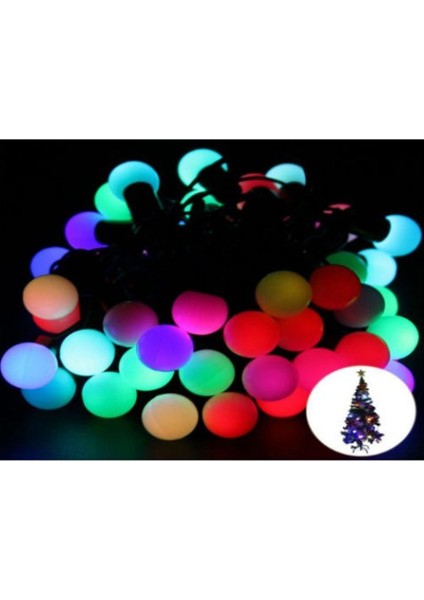 5 Metre 28 LED Fişli Rgb Mini Top LED Siyah Kablo fiyatları