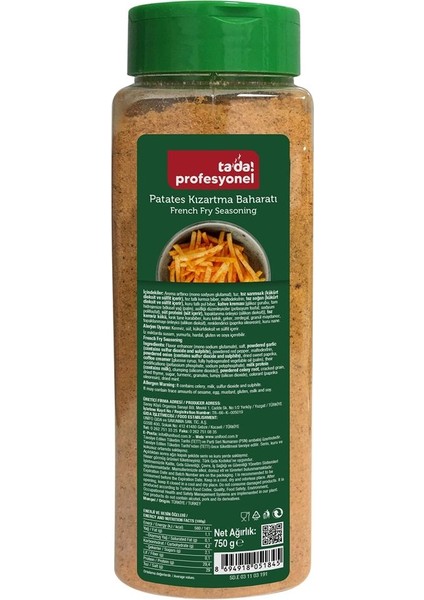 Profesyonel Patates Kızartma Baharatı 750gr