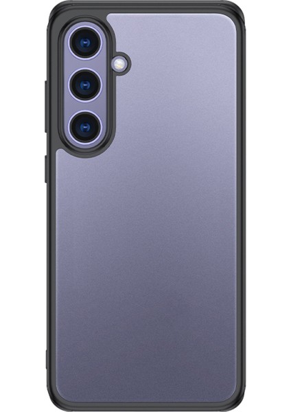 Galaxy S25 Kılıf Kamera Korumalı Şeffaf Arka Yüzey New Roll Kapak