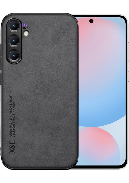 Samsung Galaxy A36 Uyumlu Kılıf Arkası Süet Kenarları Silikon Kamera Korumalı Lüks Kapak