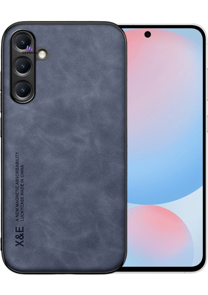 Samsung Galaxy A36 Uyumlu Kılıf Arkası Süet Kenarları Silikon Kamera Korumalı Lüks Kapak