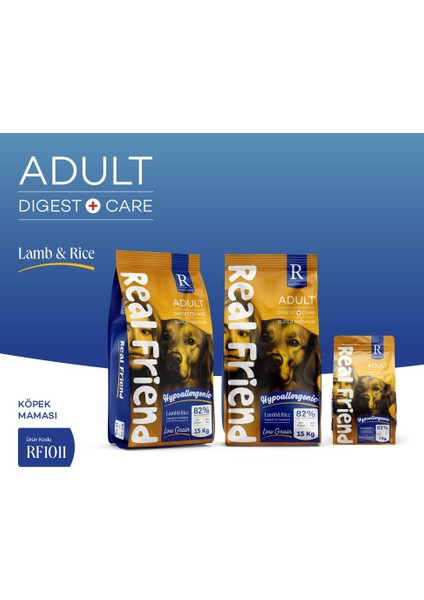 Yetişkin Köpek Maması Kuzu Etli & Pirinçli- Digest Care Adult Dog Food -Hypoallergenic fiyatları