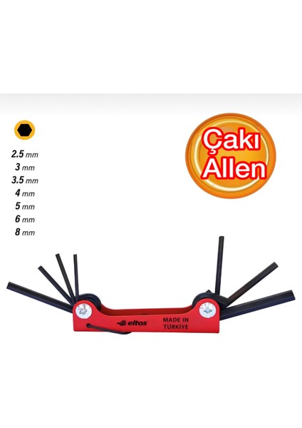 Çakı Alyan Seti 7 Parça