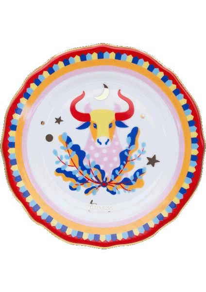 Zodiac Vibe Pasta Tabağı Boğa Burcu 16 cm