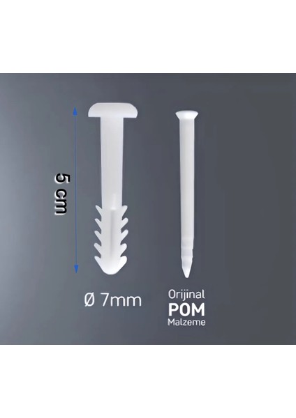 Extra Çivili Korniş Dübeli 500 Adet fiyatları