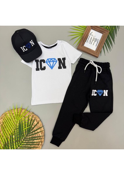 Icon Boy Şapkalı Eşofman Takımı