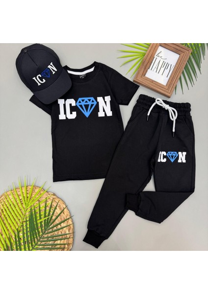 Icon Boy Şapkalı Eşofman Takımı