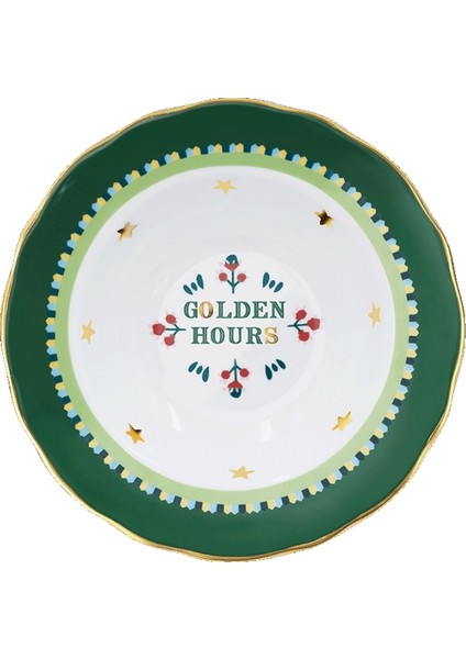 Mamma Mia Golden Hours Yazılı Çorba Kasesi 22 cm