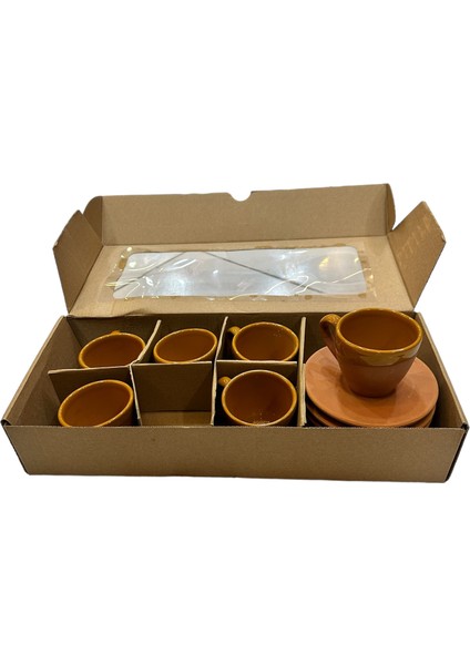 Çamur Kahve Fincanı 6'lı fırsatları