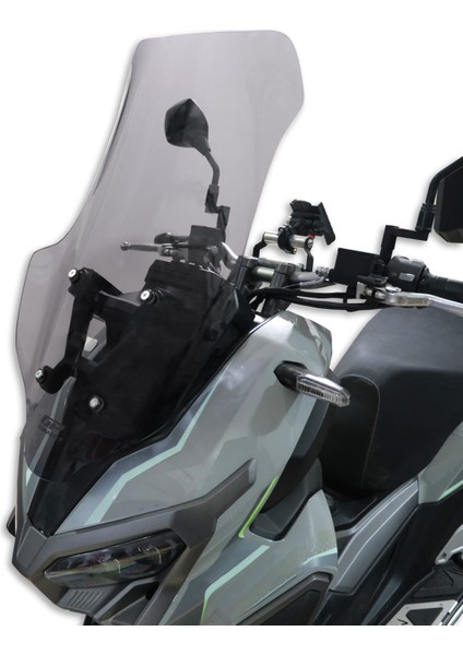 Mondial Ressivo 125 / 250 2022-2024 Uyumlu Ön Cam Füme 59 cm modelleri