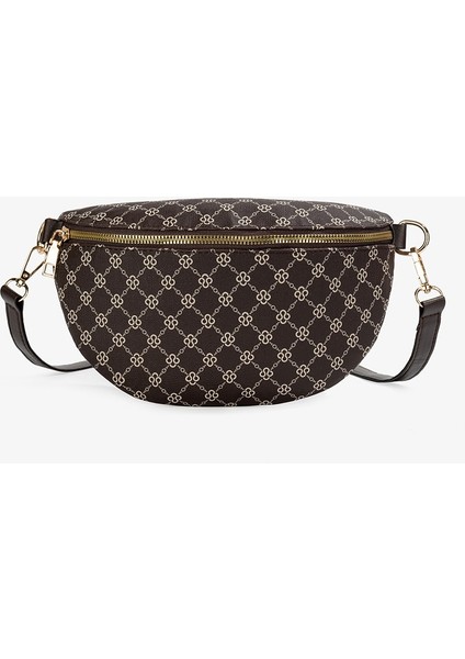 Moda Kadın Crossbody Çanta Bayan Omuz Çantası Kızlar Için Deri Çanta Göğüs Çantaları (Yurt Dışından)