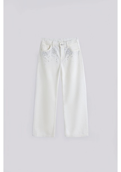 Bg Store Kız Çocuk Beyaz Pantolon indirimleri