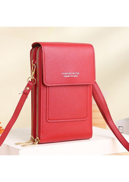 Moda Kadınlar Küçük Crossbody Çanta Bayanlar Omuz Çantası Kızlar Için Deri Çanta (Yurt Dışından)