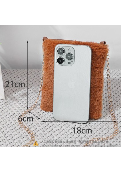 Moda Kadınlar Küçük Crossbody Çanta Bayanlar Kürklü Sling Çanta Kızlar Için Deri Omuz Çantası (Yurt Dışından) indirimleri