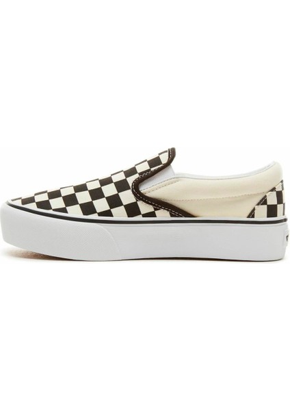 UA Classic Slip-On Platform VN00018EBWW1 KADIN Beyaz Günlük Sneaker Ayakkabı