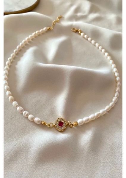 Inci Kolye Vintage Kolye Uçlu Gerçek Inci