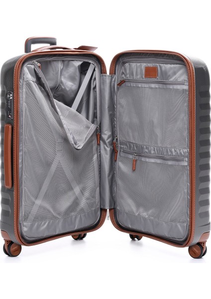 Unisex Valiz 52323445-3445 E-Lite Medıum Luggage 72CM Cognac/titanium fırsatları