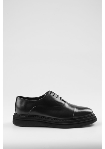 Black Serina 3006 Hakiki Deri Erkek Casual Siyah modelleri