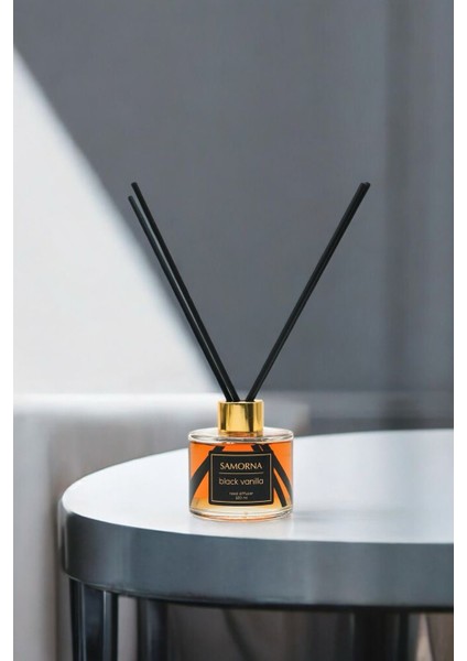 Black Vanilla Çubuklu Oda Kokusu Vanilyanın Baharatlı Hali