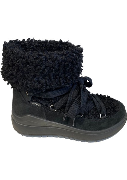 Kadın Bot 6382 5j Jacalu Synth.wool / Leather Pu Sole Black