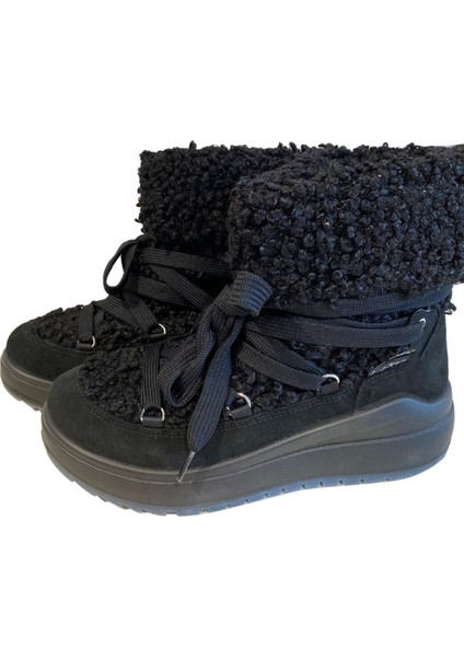 Kadın Bot 6382 5j Jacalu Synth.wool / Leather Pu Sole Black fiyatları