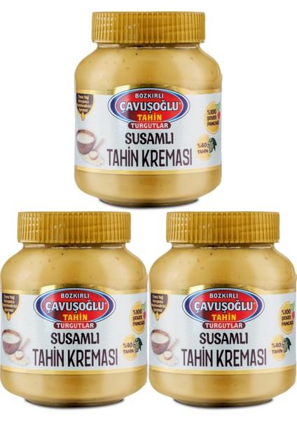 Susamlı Tahin Kreması 330 gr x 3 Adet