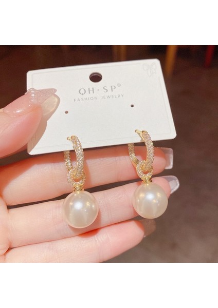 Popüler 925 Gümüş Iğne Küpe Klasik Geometrik Uzun Püskül Küpe (Yurt Dışından)