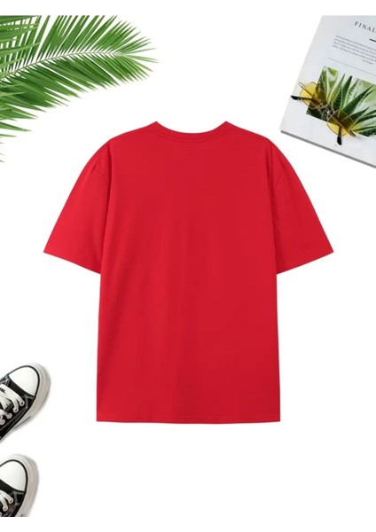 2li Çift Kombini Sevimli Pati Baskılı T-Shirt Unisex Salaş Oversize Boyfirend fırsatları