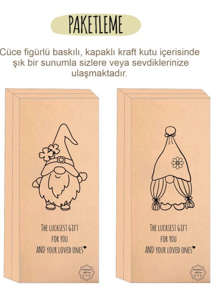 Iskandinav Şans Cücesi-Kitap Tutucu-Ev Ofis Bebek Odası Dekoru Hediyelik-Velvet Maxi Boy 1 - 58 cm indirimleri