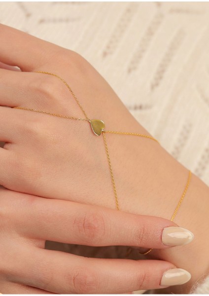 1,50 gr (Gram) Kalp Desenli Şahmeran 14 Ayar Altın