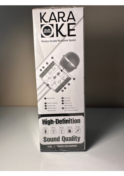 Türkçe Seslendirme Karaoke Mikrofon