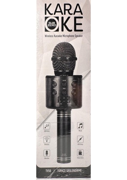 Türkçe Seslendirme Karaoke Mikrofon