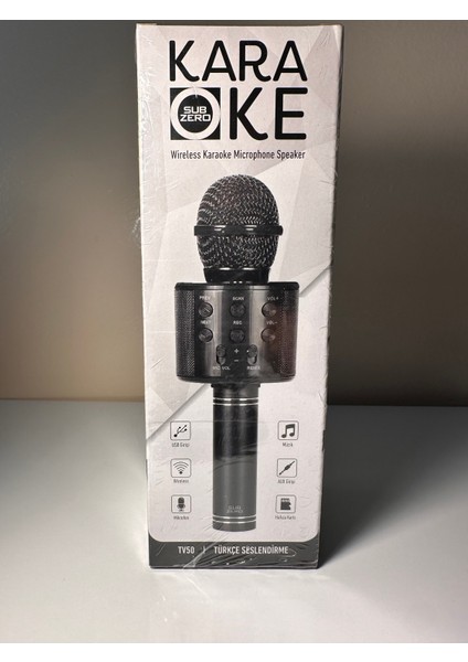 Türkçe Seslendirme Karaoke Mikrofon
