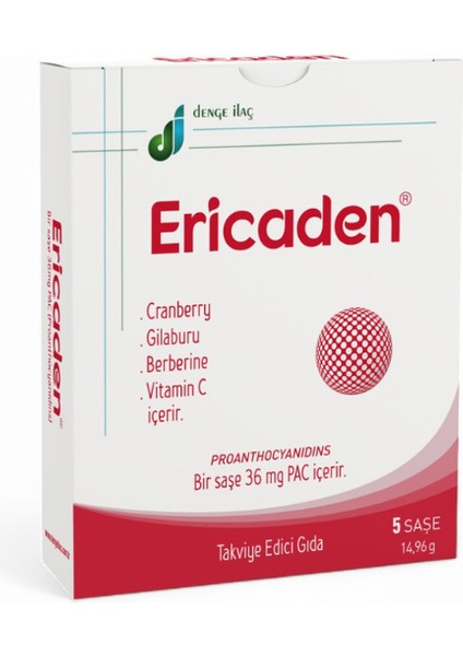 Ericaden - Doğal Içeriklerle Zenginleştirilmiş Besin Takviyesi