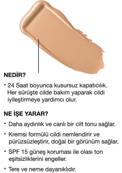Even Better™ Doğal Bitişli Fondöten SPF 15 - Renk: CN 52 Neutral 30ml | C Vitamini