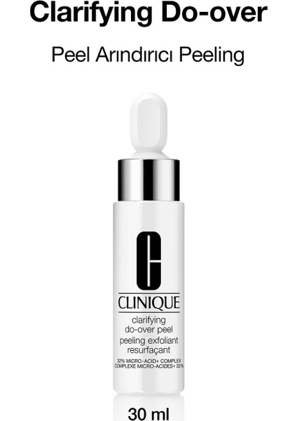 Arındırıcı Peeling - Clarifying Do-Over Peel 30ml |AHA/BHA/PHA içeren Mikro-Asit+ Kompleksi
