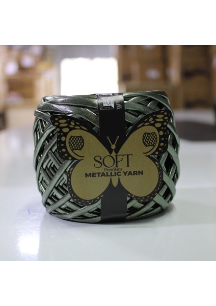 Metalik Örgü Ipi Khaki 4 Adet Fiyatıdır. 2parça Ip (30+30,40+20 Vb)