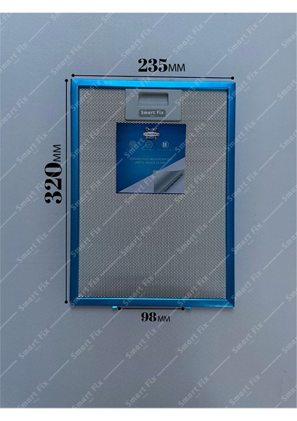 235X320 mm Aspiratör & Davlumbaz Tel Yağ Filtresi 23,5X32 cm