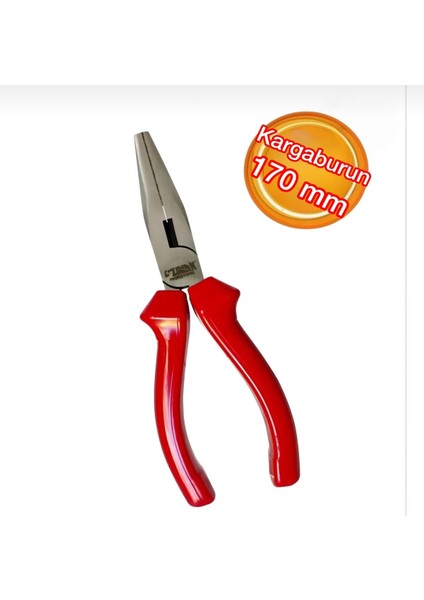 Çok Amaçlı Ergonomik Plastik Saplı Kargaburnu 170 mm