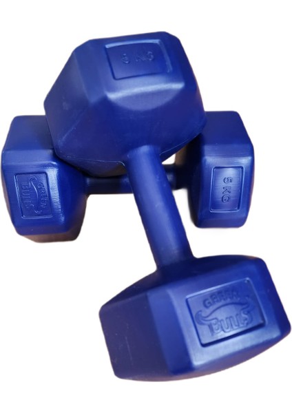 5 kg Dambıl Seti ( Demir tozu dolgulu)