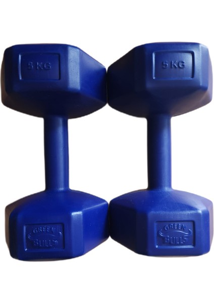 5 kg Dambıl Seti ( Demir tozu dolgulu)