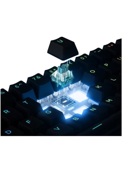 Mchose Ace 60 Pro %60 Hall Effect Ice Blue Manyetik Switch Rgb Hotswap Siyah Mekanik Gaming Klavye (MC-ACE60-9)