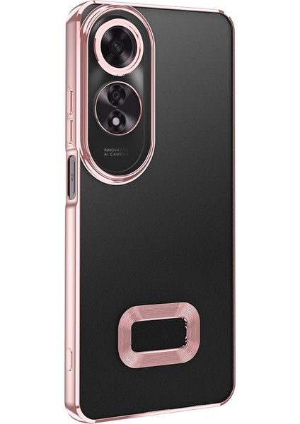 Oppo A60 Kılıf Kamera Korumalı Logo Gösteren Omega Kapak -115531