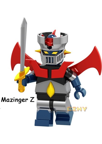Mazinger Z Oyuncak Blokları Minifigures Tuğlalar Eğitici Dıy Oyuncaklar XL020 (Yurt Dışından)