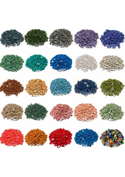 Akıllı Plaka 1x1 Yapı Taşı Moc Parçaları Dıy Logo Piksel Sanat Qr Kodu Tuğla Mozaik Oyuncaklar 98 Renk Uyumlu 3024 578 Adet/grup (Yurt Dışından) indirimleri