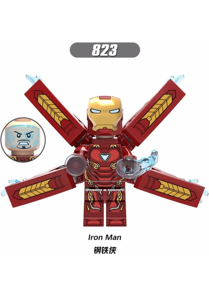 Tek Satış Marvel Yapı Taşları Demir Adam Gamora Görüş Doktor Garip Wasp Falcon Abanoz Maw Rakamlar Çocuk Oyuncakları Koleksiyonu Yapı Taşları X0187 (Yurt Dışından)