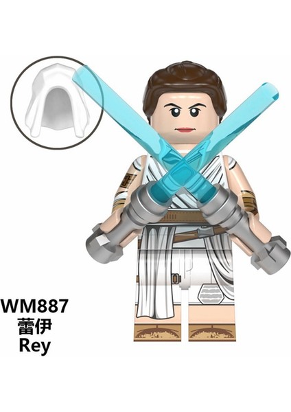 Gc Star Wars Minifigures Bebek Yoda Rey Finn Kylo Ren Chewbacca Yapı Taşları Bebek Çocuk Oyuncakları WM6081 Modeli (Yurt Dışından)