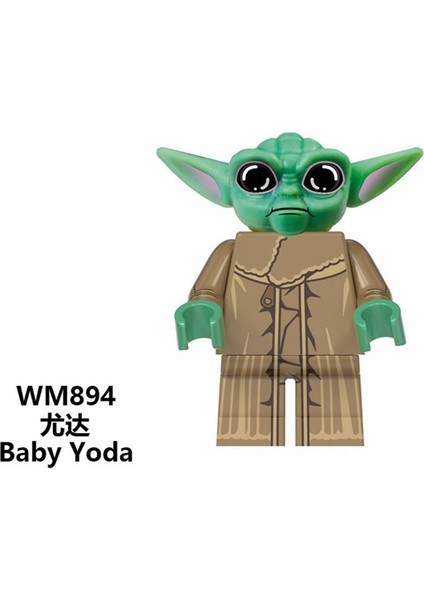 Gc Star Wars Minifigures Bebek Yoda Rey Finn Kylo Ren Chewbacca Yapı Taşları Bebek Çocuk Oyuncakları WM6081 Modeli (Yurt Dışından)