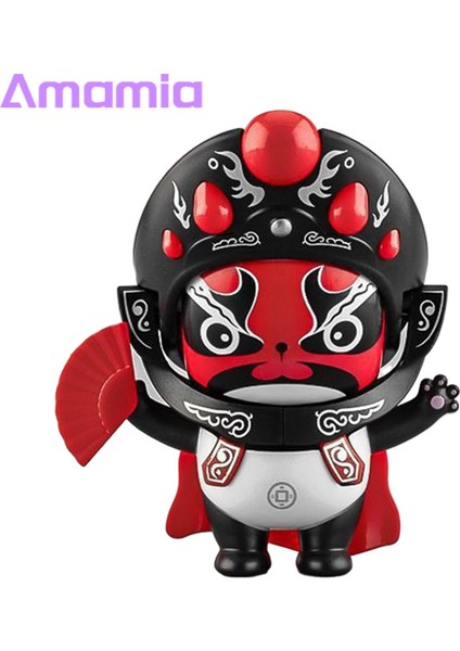 Sichuan Opera Yüz Değiştirme Oyuncak Geleneksel Sichuan Opera Yüz Değiştirme Bebek 5 Makyaj ile Interaktif Panda Şekil Oyuncak (Yurt Dışından) modelleri