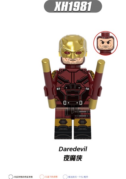 Tek Satış Marvel Daredevil Yapı Taşları Rakamlar Daredevil Matt Murdock Minifigure Yapı Tuğlaları Çocuk Oyuncakları X0346 (Yurt Dışından) fiyatları